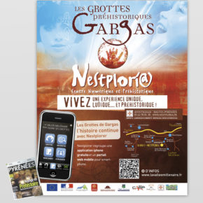 Page publicitaire Pyrénées Magazine, spécial Préhistoire Page publicitaire Pyrénées Magazine, spécial Préhistoire